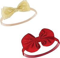 Vista 63 de Hudson Baby Cotton and Synthetic Headbands, Size 0-24 Months