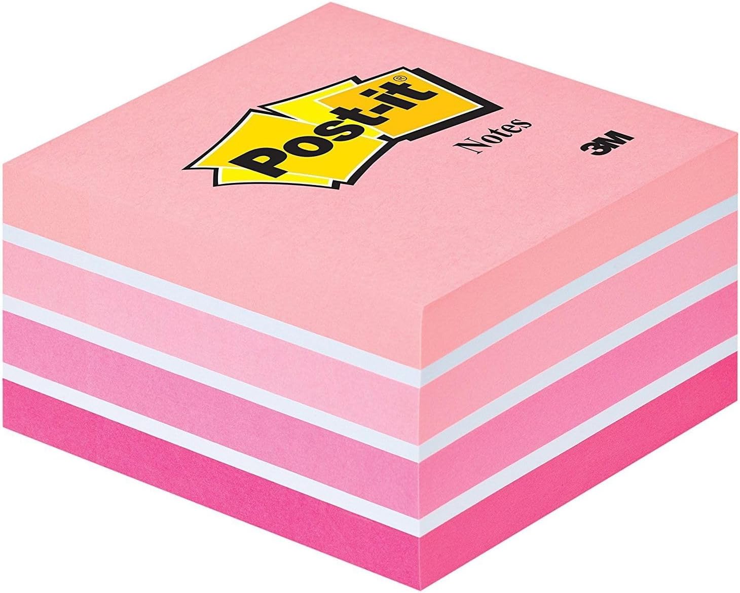 Post-it Notes Cube, Pastel Blue, 1 Pad, 76 mm x 76 mm, 450 Sheets - Extra Sticky Notes for Walls, Monitors and Fridge