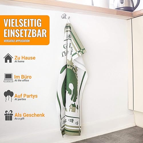 Miniatura 5 de getDigital Paño de cocina con texto en inglés «May Godzilla Destroy This Home Last – Una divertida toalla de cocina para geeks y fanáticos de las