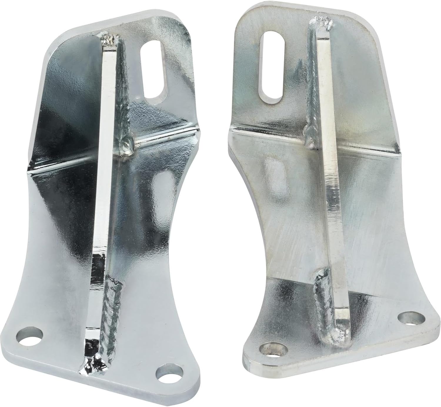 Speedway Motors SBF Engine Mount Brackets to Mount 1962-1994 SBF 289-302 into Most Chassis, Bolt-On Steel Motor Mounts with Hardware for Engine Swap Projects