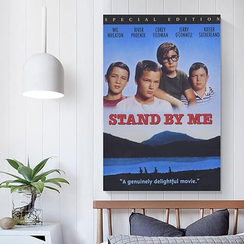 Miniatura 5 de Pósteres de película de aventuras, hermoso mural, Stand by Me 1986, sala de restaurante, oficina, bar, decoración de pared, ilustración, arte en