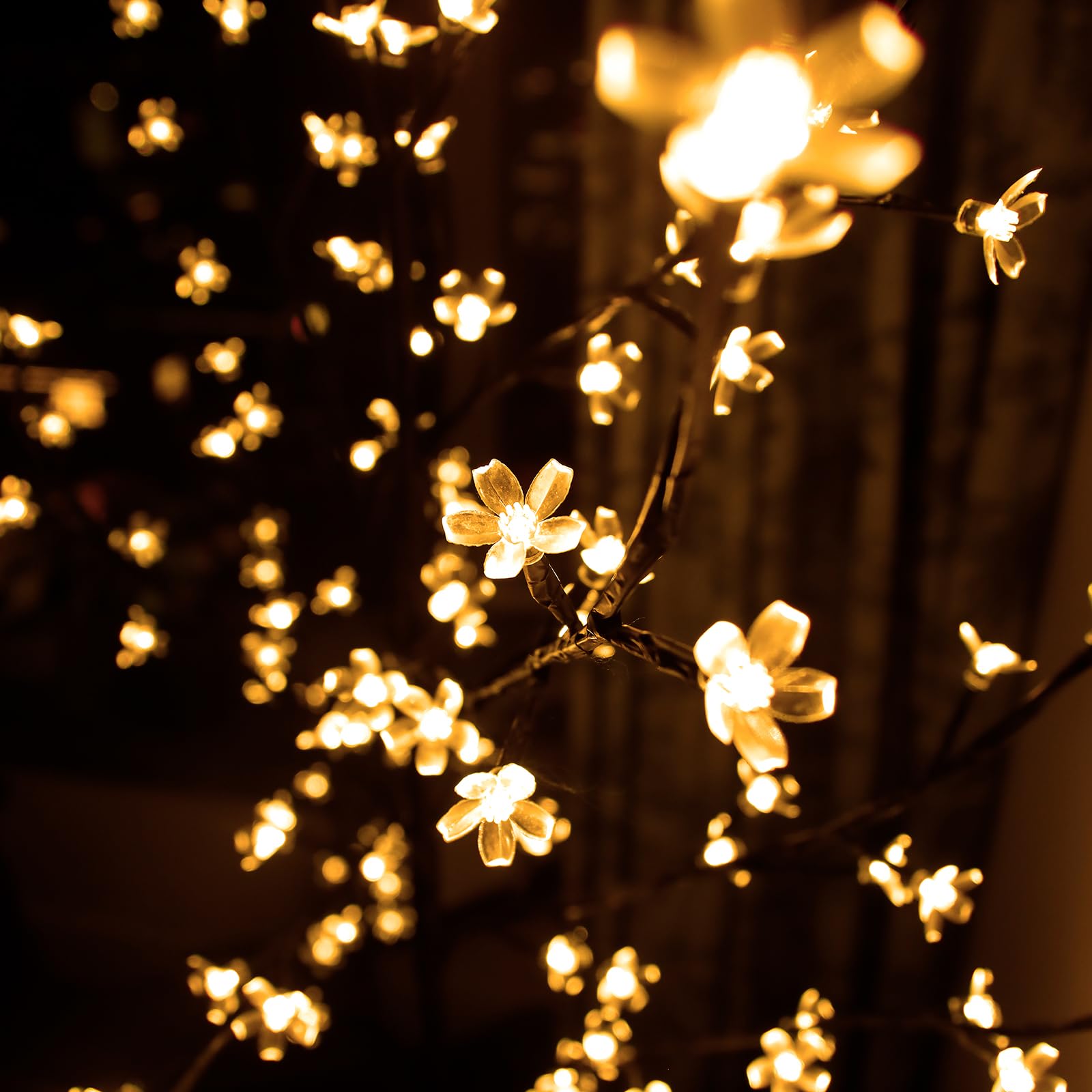 Albero Luminoso LED Ciliegio 180 Cm - Lampada Da Interno/Esterno IP44, 200 LED, Bianco Freddo, Per Natale E Decorazione - Foto 10