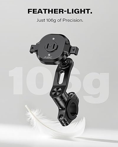 Miniatura 6 de A2C Kit de soporte de teléfono de bicicleta ultra seguro de una cerradura con funda MagSafe para iPhone 16 Pro Max - Bloqueo y liberación 1s,