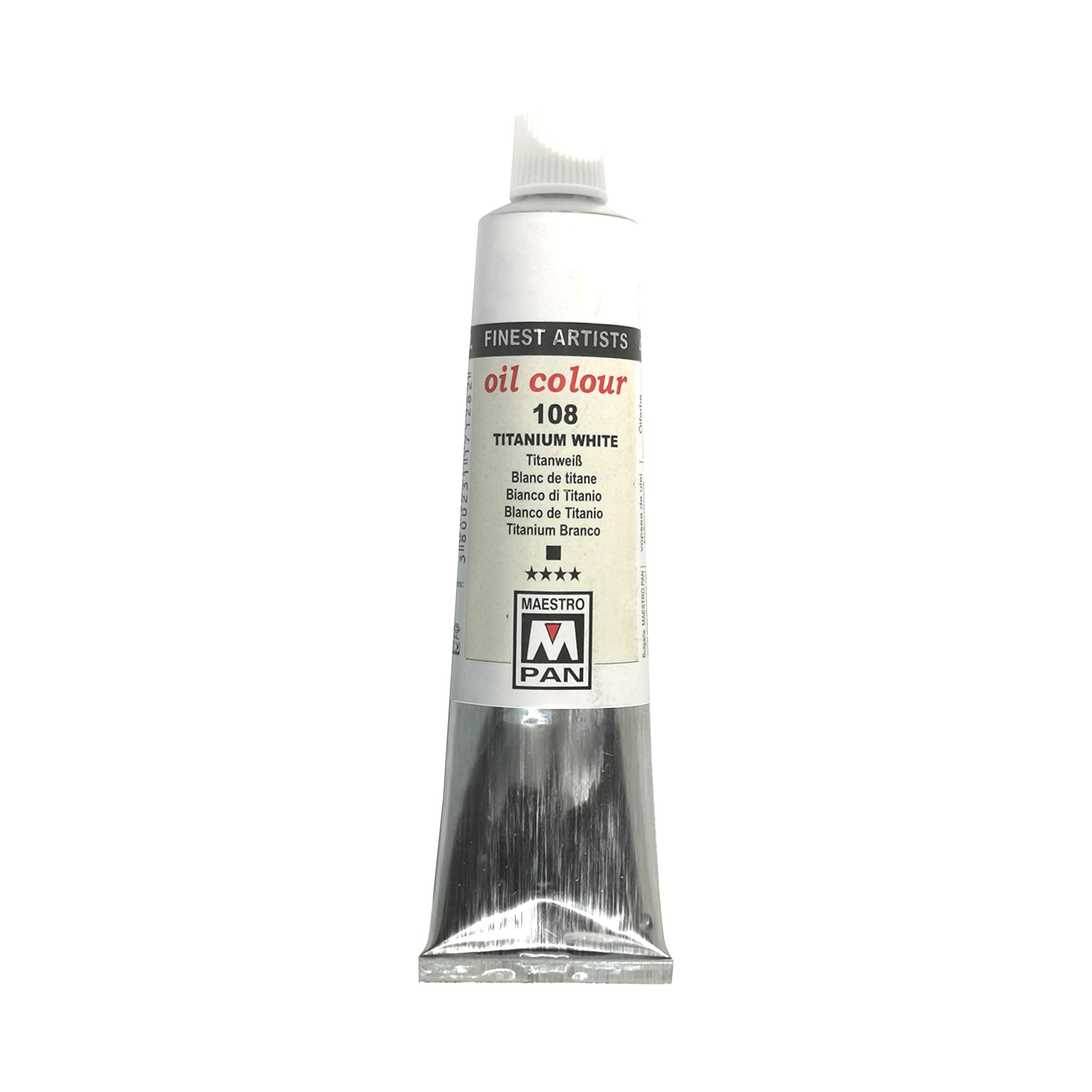 Pittura A Olio Professionale Per Artisti INTENSIVE - 84 Colori, Tubo 45 Ml - Colore: 280 Cool Grigio - 2