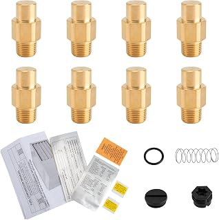 F260163 Fuel Conversion Kit, NG to LP Propane Natural Gas Adapter Replacement with Stickers & Parts, Compatible with Big Maxx Series Heaters