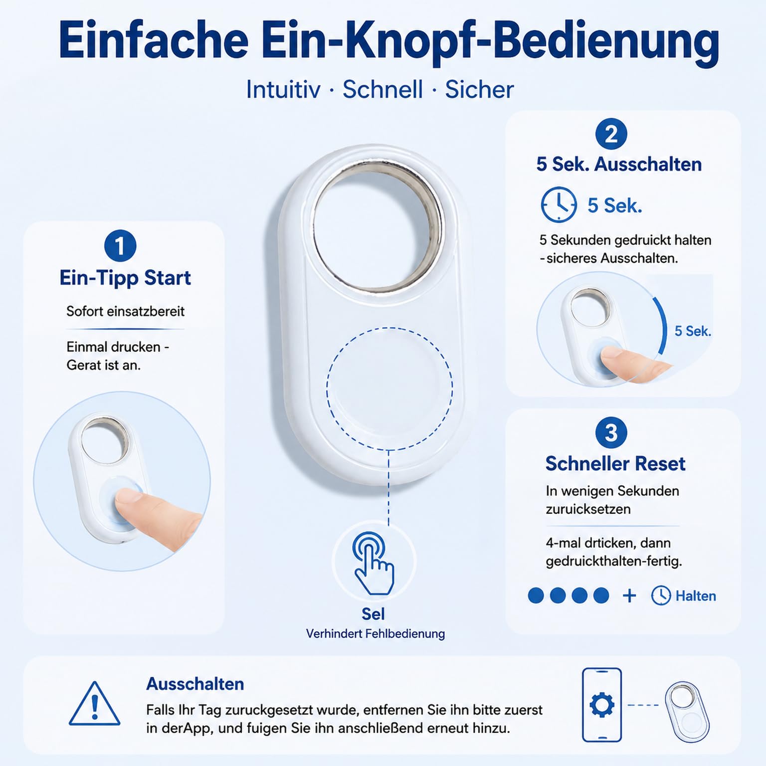 Tracker Smart Tag Android Funktioniert mit Google's Find Hub (4 Stück), Schlüsselfinder Android,Bluetooth Finder für Geldbeutel, Taschen, Schlüssel & Hund