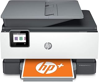 HP OfficeJet Pro 9015e All-in-One Wireless Color Printer for home office, Compatible with Alexa (1G5L3A) (Renewed)