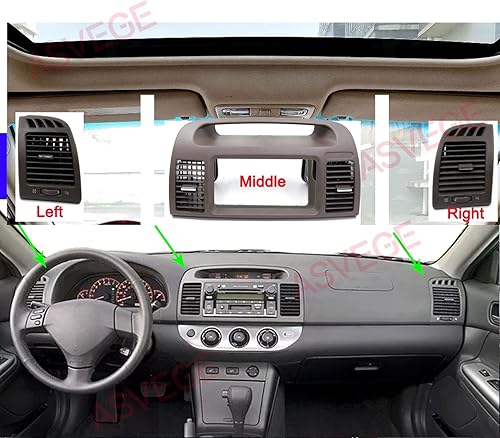 Miniatura 9 de El panel del tablero de instrumentos de salida de aire para Toyota Camry 2003-2006 Nuez