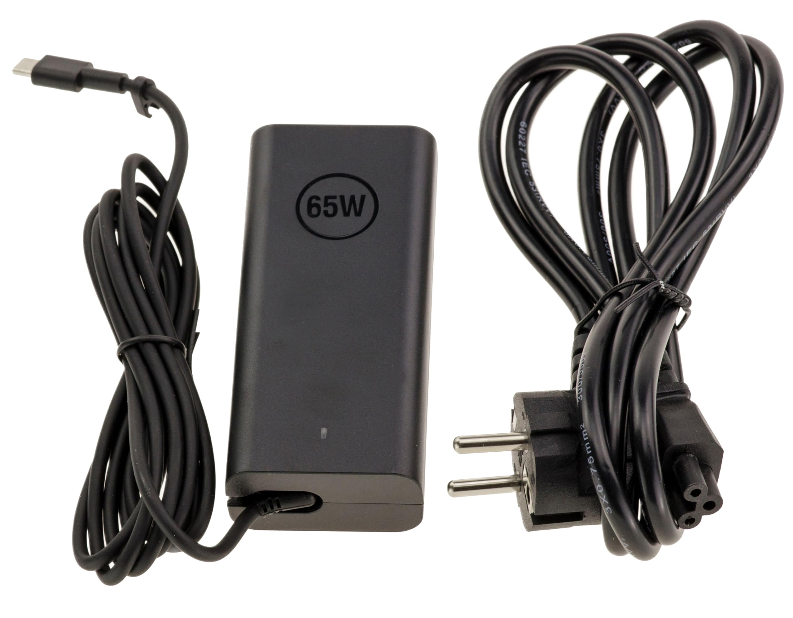 KALEA-INFORMATIQUE Zasilacz równoważny oryginalnemu, kompatybilny z laptopami Dell – wtyczka USB C, moc 65 W i możliwe wyjścia: 20 V 3,25 A lub 15 V 3 A lub 12 V 3 A lub 9 V 3 A lub 5 V 3 A