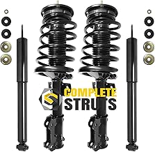 COMPLETESTRUTS - Front Complete Strut Assemblies with Coil Springs and Rear Shock Absorbers Replacement for 2005-2010 Ford Mustang - Set of 4