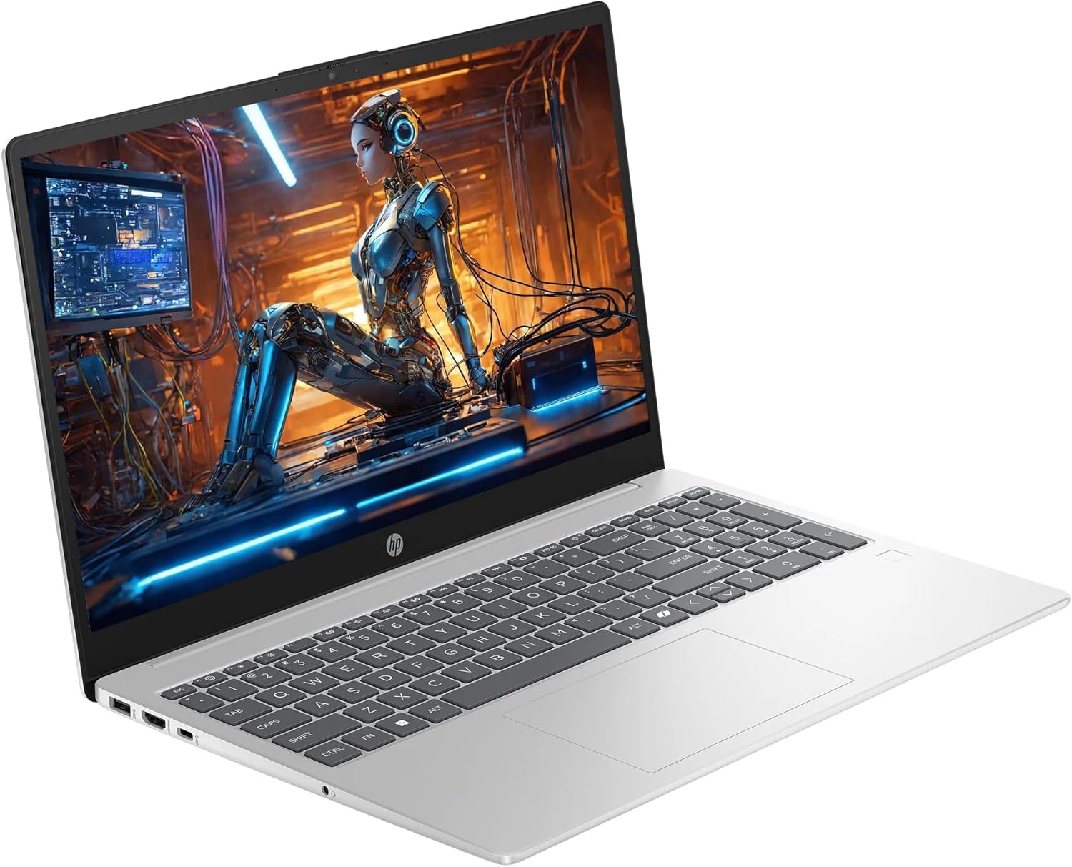 HP Pavilion 15 on a student desk with notebook laptops under $1000