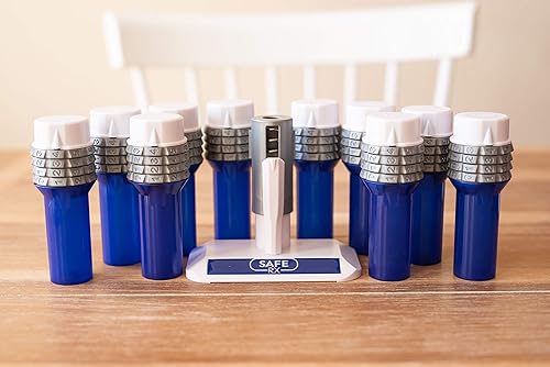 Miniatura 5 de Safe Rx - Paquete de 10 pastillas de bloqueo de botella (cierre combinado)