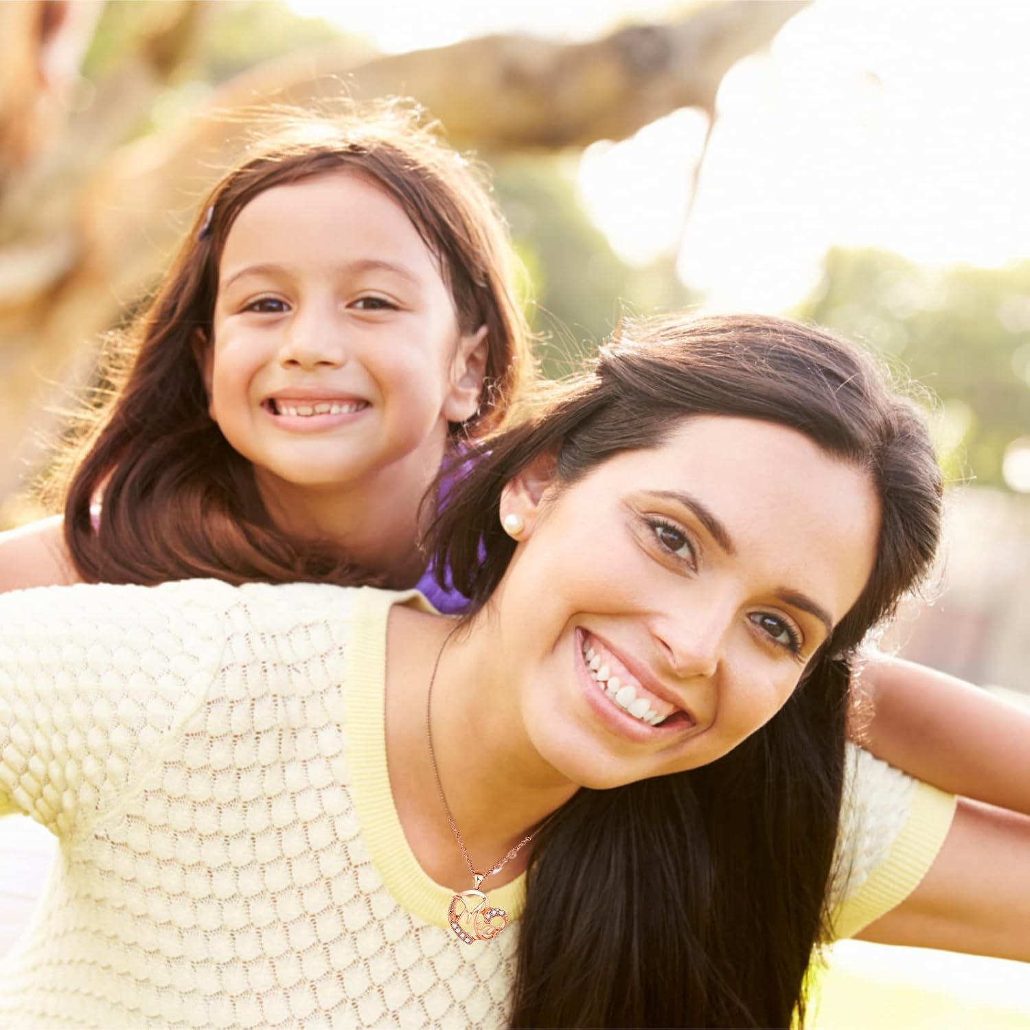 Mothers Day Birthday Gift for Mom, Mother Necklace Pendant for Women Love Heart Pendant Jewelry - Image 4