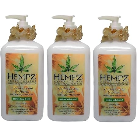 hempz citrine crystal & quartz lotion