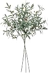 SHACOS 3 PCS Large Artificial Olive Branches for Vases Fake Olive Leaf Stems with Olives 39" Tall Greenery Tree Branch Plant for Home Wedding