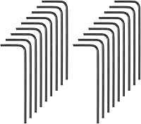 Vista 7 de HARFINGTON 50pcs Llave hexagonal 0.098 in métrica CR-V L en forma de cabeza hexagonal herramienta de reparación