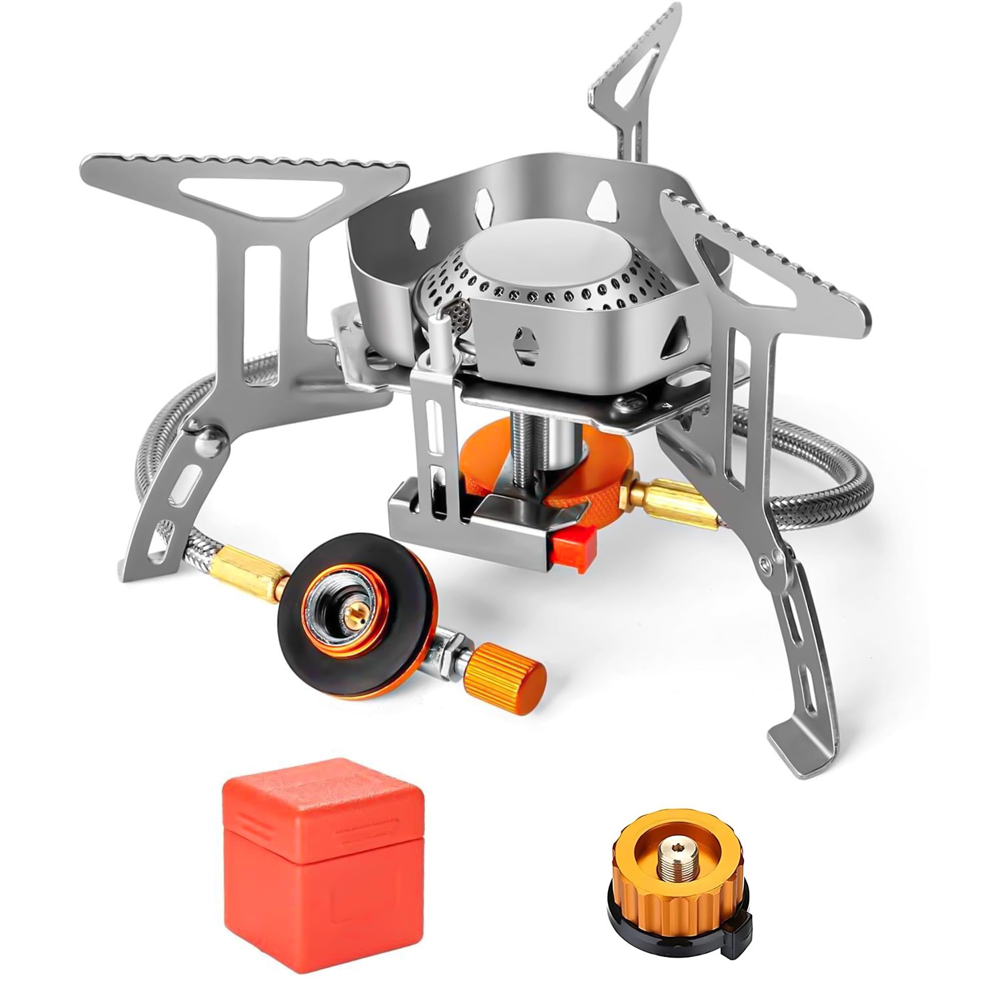 Cloudberry Portable Camping Gas Stove for Hiking, Picnic, Mini gas stove, Butane Burner with Storage Bag GSR465 (B0DGH2QGS5) Amazon Price History, Amazon Price Tracker