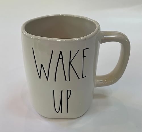 Miniatura 1 de Rae Dunn by Magenta WAKE UP - Taza de café de cerámica LL