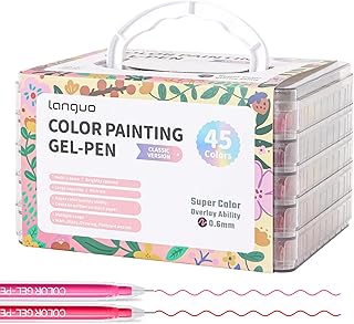 15 Doodle Challenges to Test Your Skills (Get Ready for #9!) 283 Gel Pens for Colouring, 45 Colours Set Gel Coloured Pens Marker, Perfect...