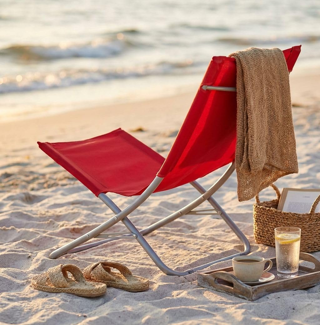 MilaniHome.it - Spiaggina Mare Sdraio Acciaio Oxford Verde Lime per Campeggio Spiaggia Piscina Giardinodi coloreBlu