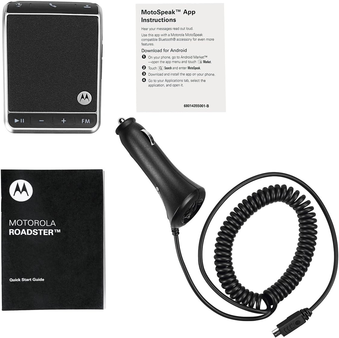 Motorola Roadster Bluetooth In-Car Speakerphone - Retail Packaging