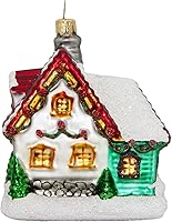 Vista 6 de Adornos de cristal soplado CDL de 3" en forma de perro para árbol de Navidad (3", Cocker Spaniel G03)