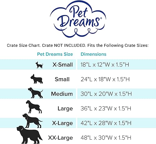 Miniatura 6 de Pet Dreams Cama para perros, no tóxica, reversible, lavable, color caqui, mediana de 30 pulgadas, 1.5 libras, capacidad de 350 libras