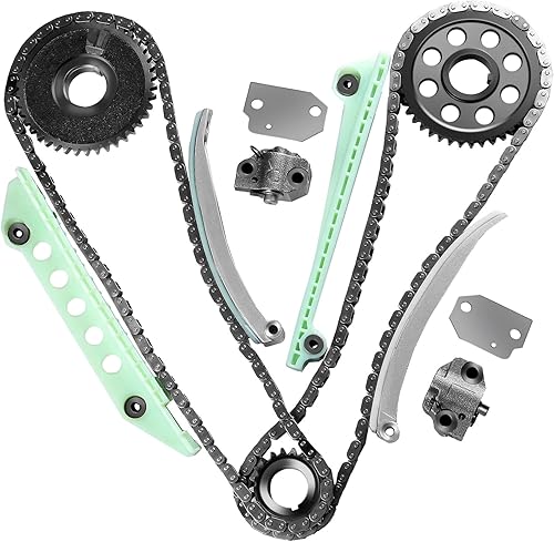 SCITOO TS10387BC - Juego de cadena de distribución de motor que sustituye a Ford para Lincoln F-150 Town Car Grand Marquis Crown Victoria E-150 Club