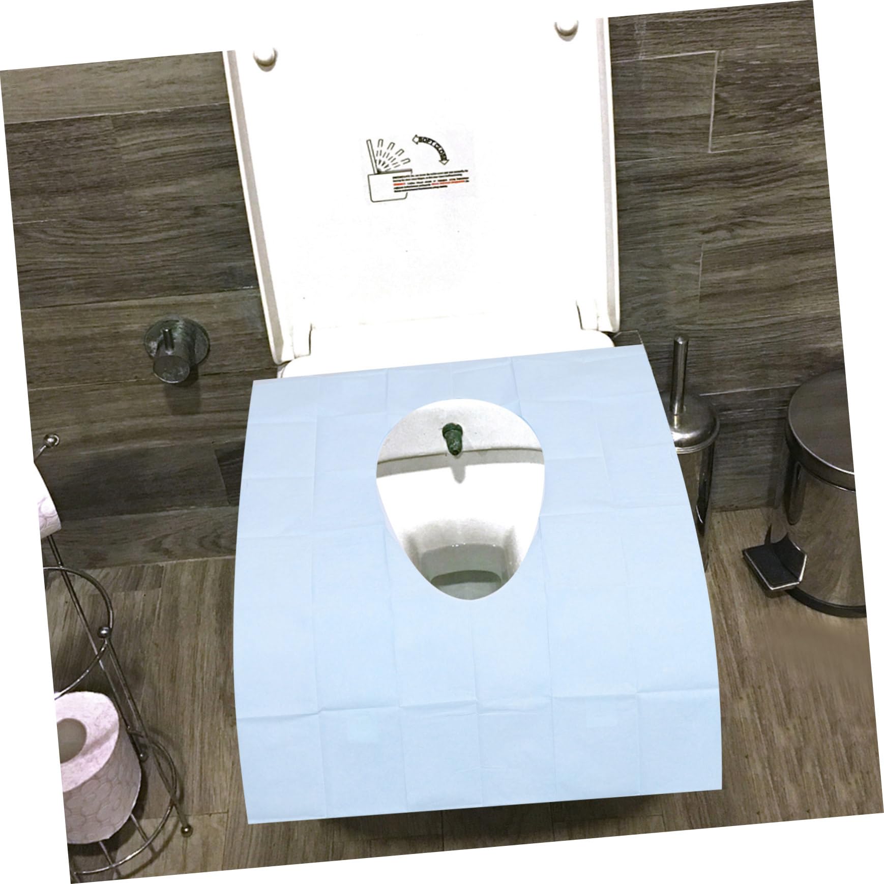 Ipetboom 10 Pack Disposable Toilet Seat Covers Portable Wipes for Women Potty Liners Individually Wrapped for Travel