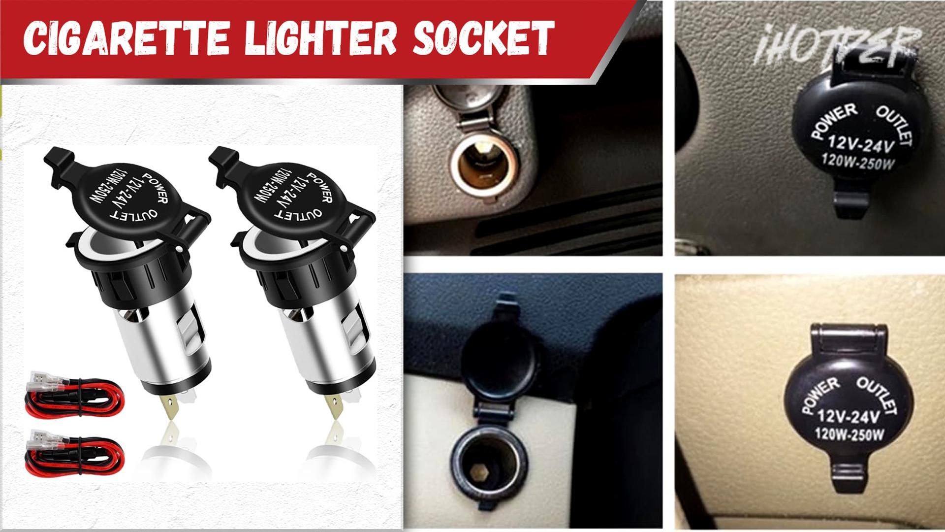 cigarette lighter socket too small Amazon.com: 2PCS 12V Cigarette Lighter Socket - Car Cigarette Lighter Socket  with Extension Cable & Waterproof Cover