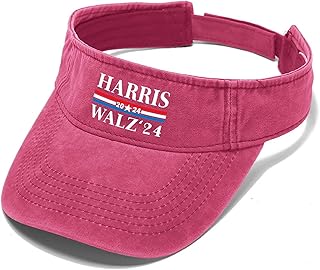 Harris Walz 2024 Campaign for President Harris Waltz Vintage Hats Visor Hat for Adult Sun Visor Hats
