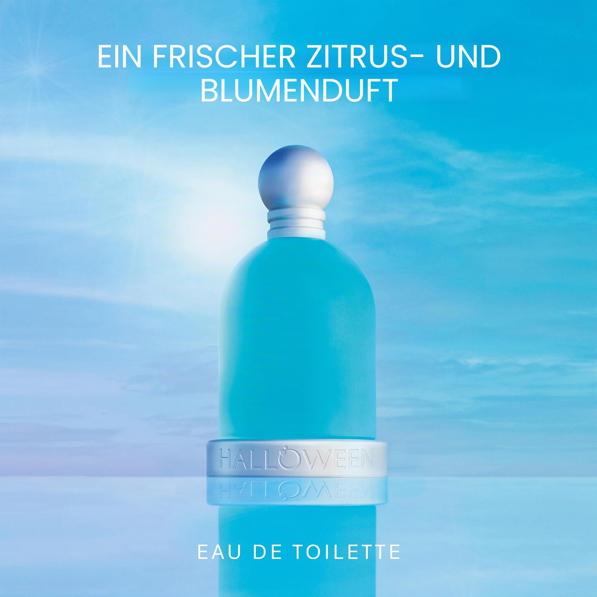 Halloween Blue Drop, Eau de Toilette für Frauen, holziger Duft, 100ml Zerstäuber