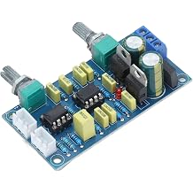 Power Amplifier Board 2.0, High Efficiency 90% Wide Voltage 12-25V DC with Digital Voltage Regulating Module, for HI FI Low Pass Amplifier Treble Midrange Bass Adjustment