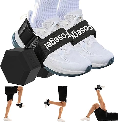 Accesorio para mancuernas para entrenamiento de piernas, correas de sujeción para mancuernas de pie de mono para entrenamiento de gimnasio y