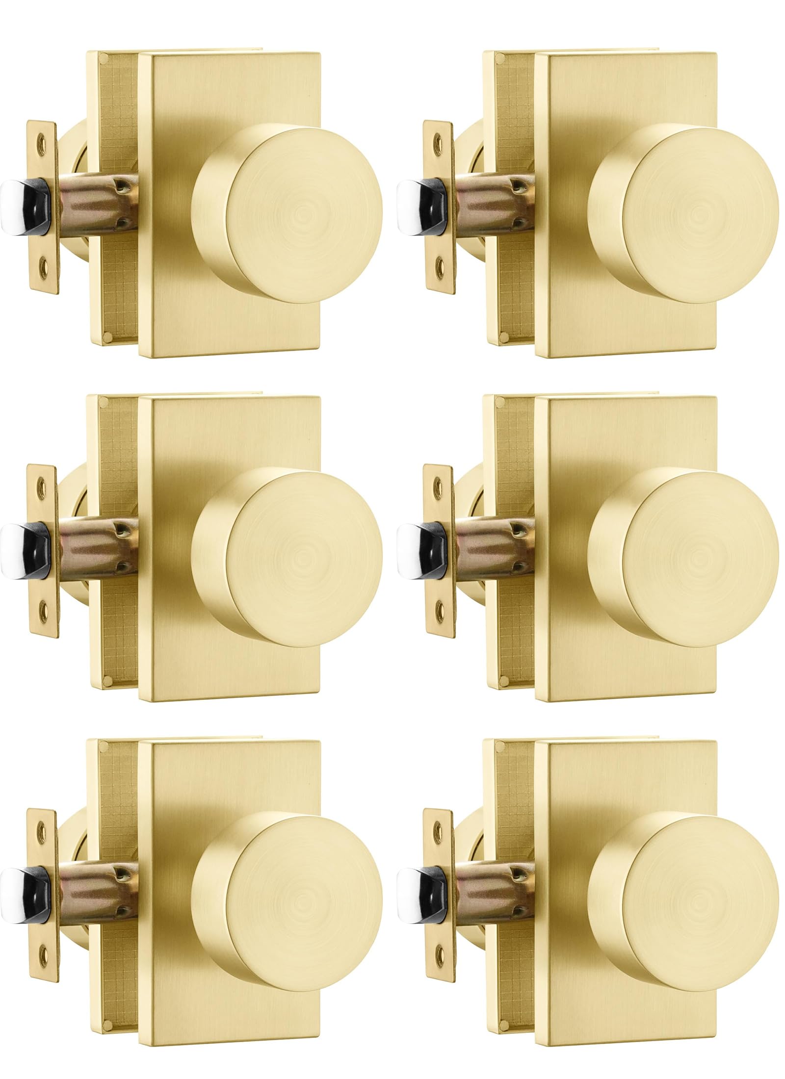 Gold Interior Door Knobs - Privacy & Security -21
