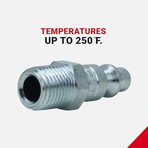 Miniatura 5 de Milton S-210 NPT kit acople y conector macho NPT 14 12 unidades