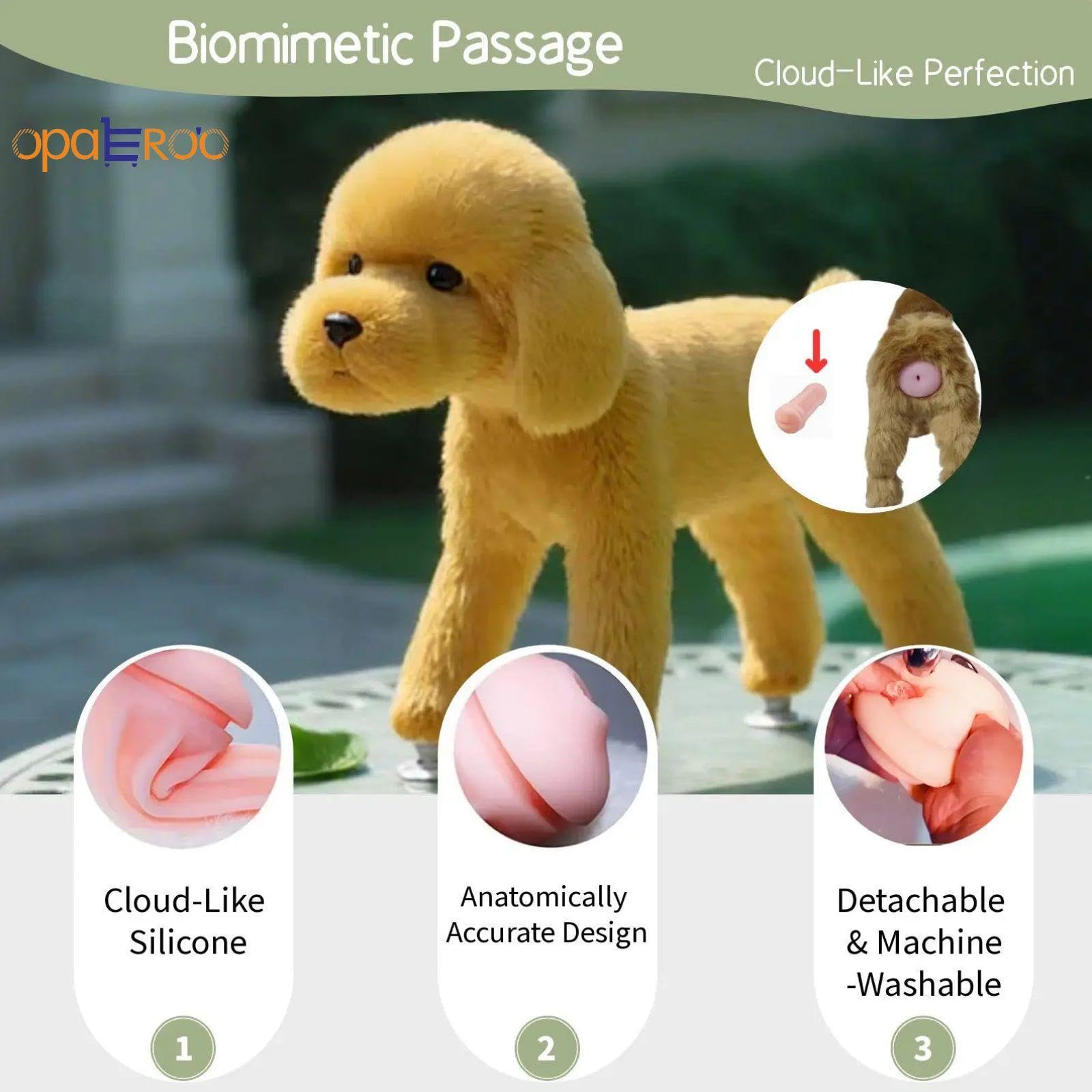 Jouets d'accouplement pour Chiens, Jouets de Compagnon pour Chiens en Silicone avec sous-tassettes, Jouet de Chien interactif Lavable pour Moyen ou Petit Moi 18cm/7.1in