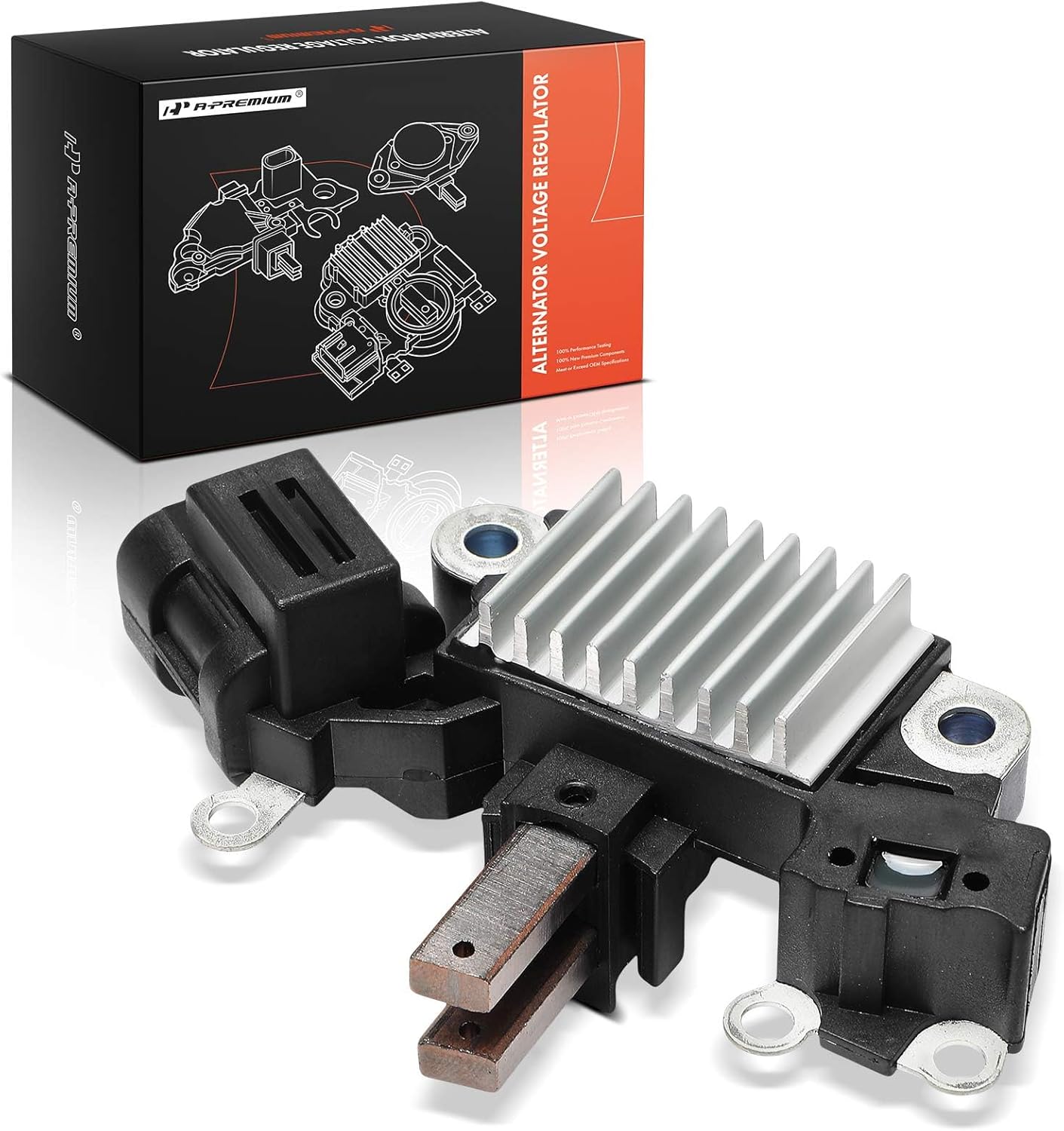 A-Premium Alternator Voltage Regulator Compatible with Nissan X-Trail XTrail 2005 2006 2.5L, 15.6V A-Circuit 14.4 Vset