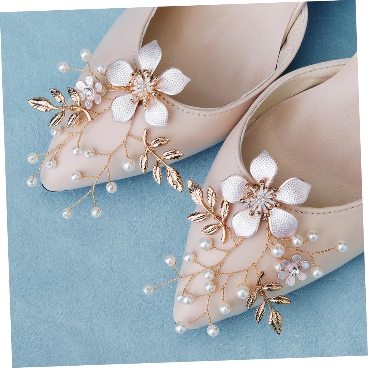 GALPADA 5paia Bride Shoe Clips Decorazioni Per Scarpe e Accessori Rimovibili Per Matrimonio e Versatili Per Cerimonie e