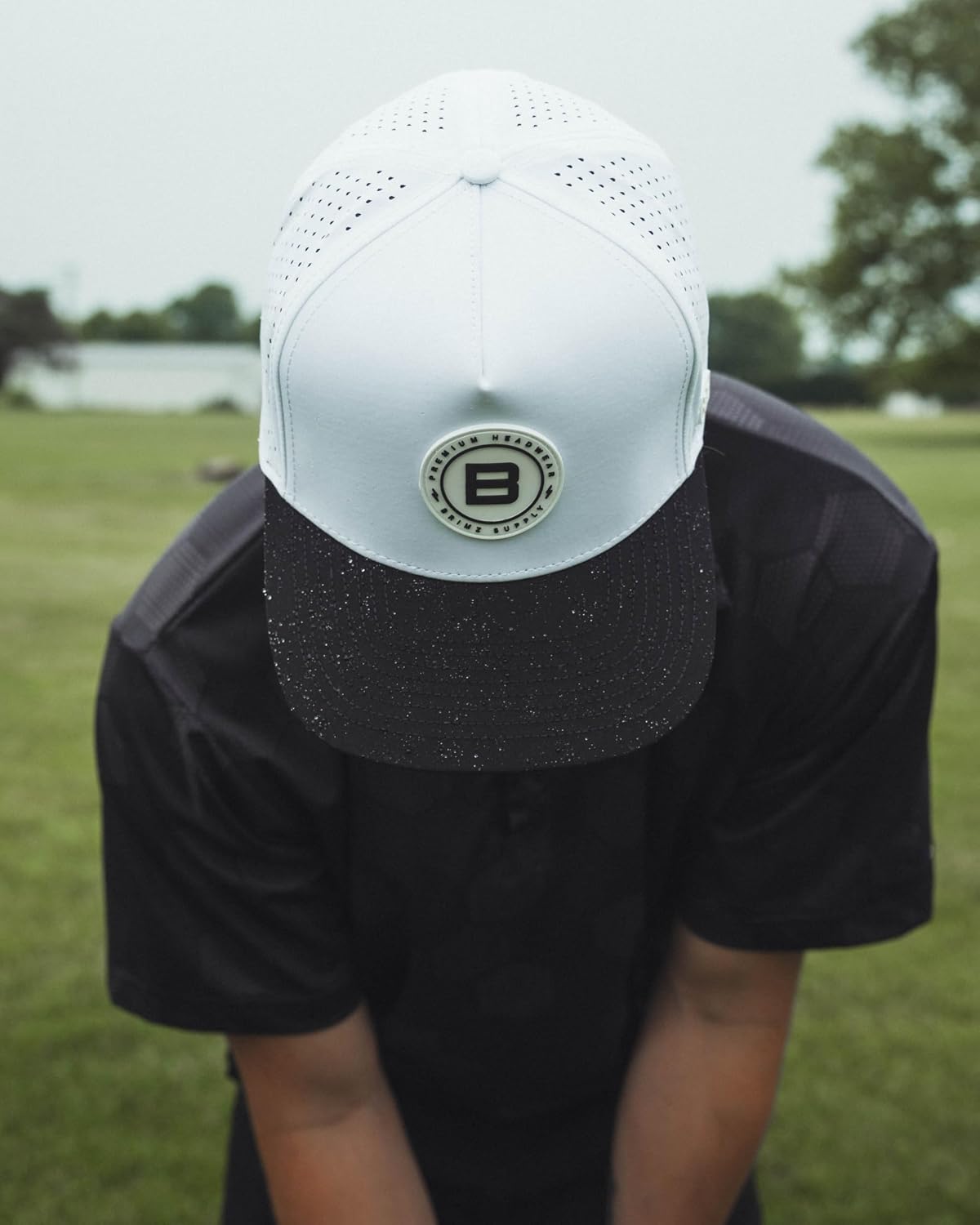 BRIMZ Outdoor Performance Hat - Water & Sweat Resistant Hats - Breathable & Moisture-Wicking Snapback