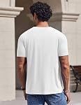 COOFANDY T-Shirts Manches courtes Col d'équipage T chemises Casual Classic Basic Tee Chemises pour homme