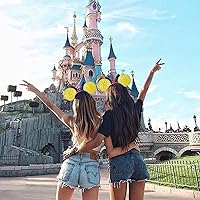 Vista 142 de FANYITY Orejas de ratón, diadema de lentejuelas con orejas de ratón para niños, niñas y mujeres (MN)