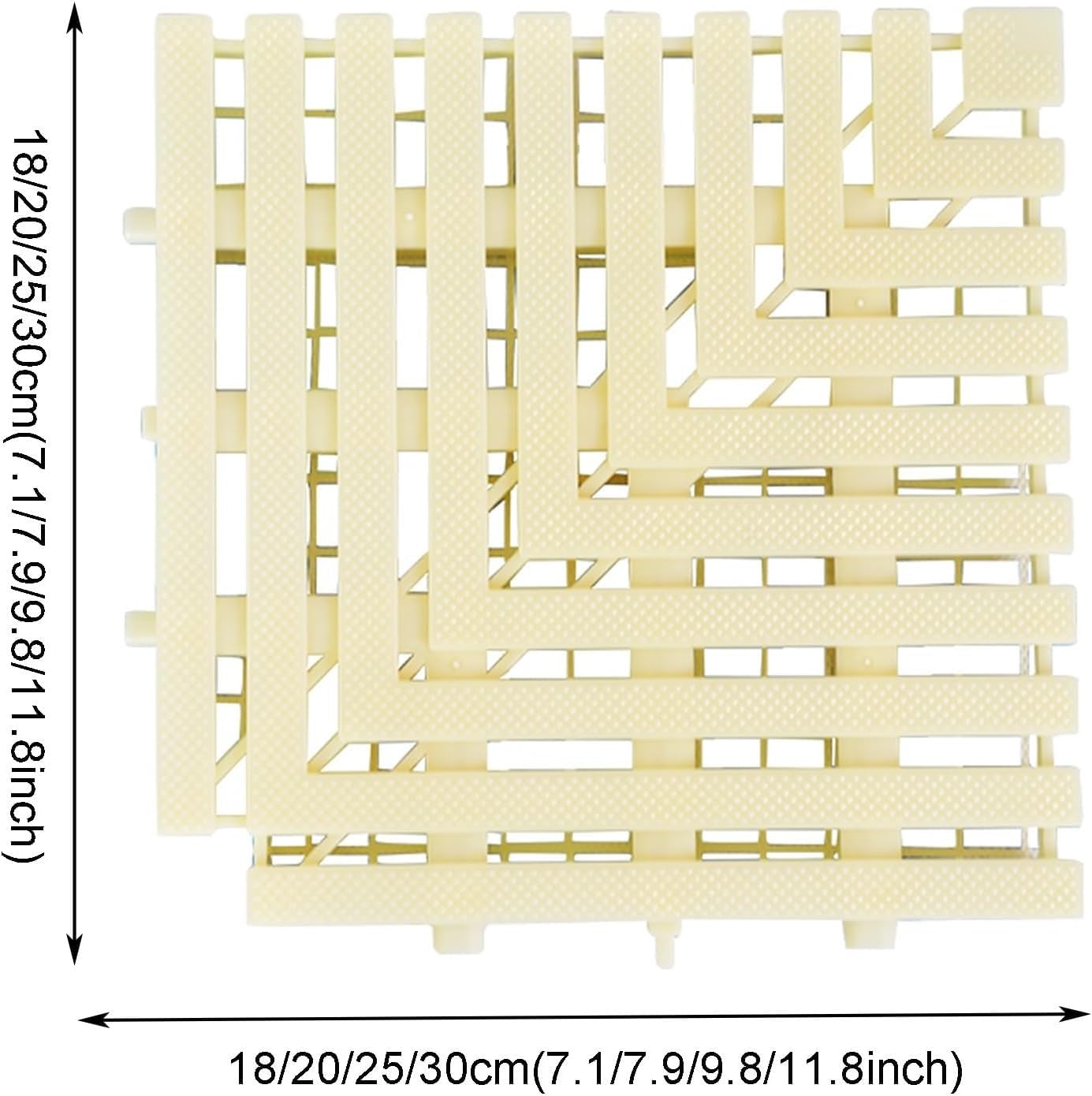 Modulo griglia Piscina Bordo Griglia di Scarico for troppopieno for Piscina, griglia di troppopieno giuntata a Tre Fori con Angolo di 90° for Interni/Esterni Scarico Acqua piovana a Pavimento