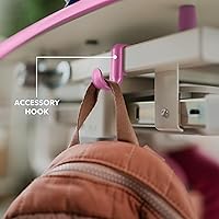 Vista 8 de Mount-It! Juego de escritorio y silla para niños, altura ajustable resistente, escritorio para niñas, escritorio de estudio y sillas para niños