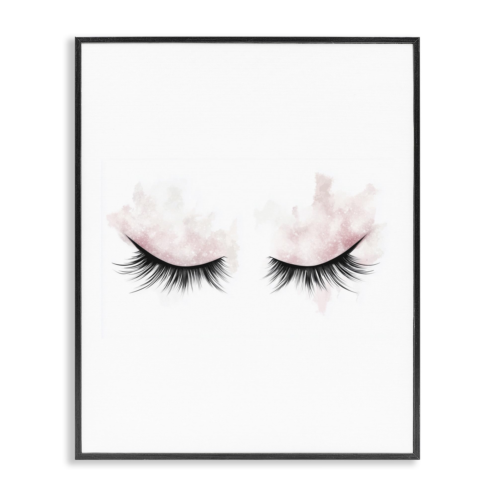 Maquillage et Cils Déco Murale Pastel pour Salon de Beauté et Dressing Coquet