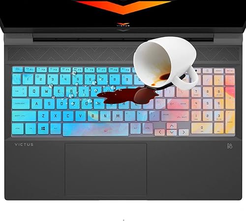 Miniatura 6 de Funda de teclado colorida para portátil HP Victus Gaming 2025-2023 de 15.6" 16.1" 15-FA 15-fb 16-d 16-e 16-r 16-s Series 15t-fb200 15t-fa100