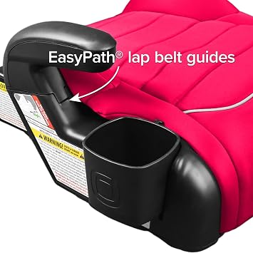 Diono Connect3 R Backless Booster Pack of 2, Slim Fit 3-Across in Many Mid-Sized Sedans and SUVs, for Children from 40-120 lbs., Lightweight with Cupholder, Pink Cotton Candy