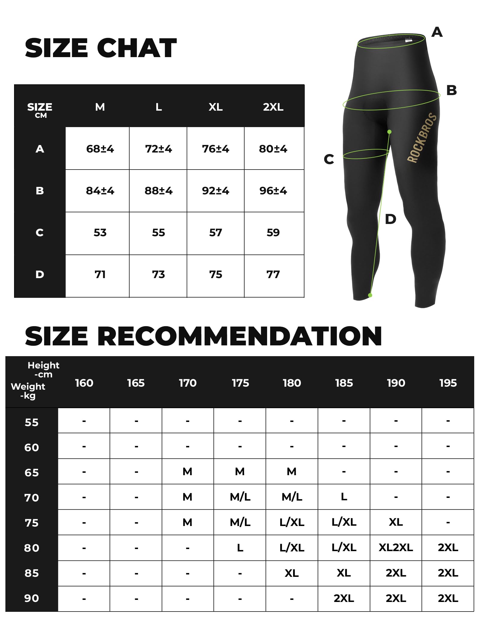 ROCKBROS Pantaloni da Ciclismo Lunghi Uomo Estivo con Fondello Senza Cuciture, Pantaloni Bici Imbottiti Traspirante Elastico e Asciugatura Rapida, per MTB Bici da Strada Bicicletta, Nero