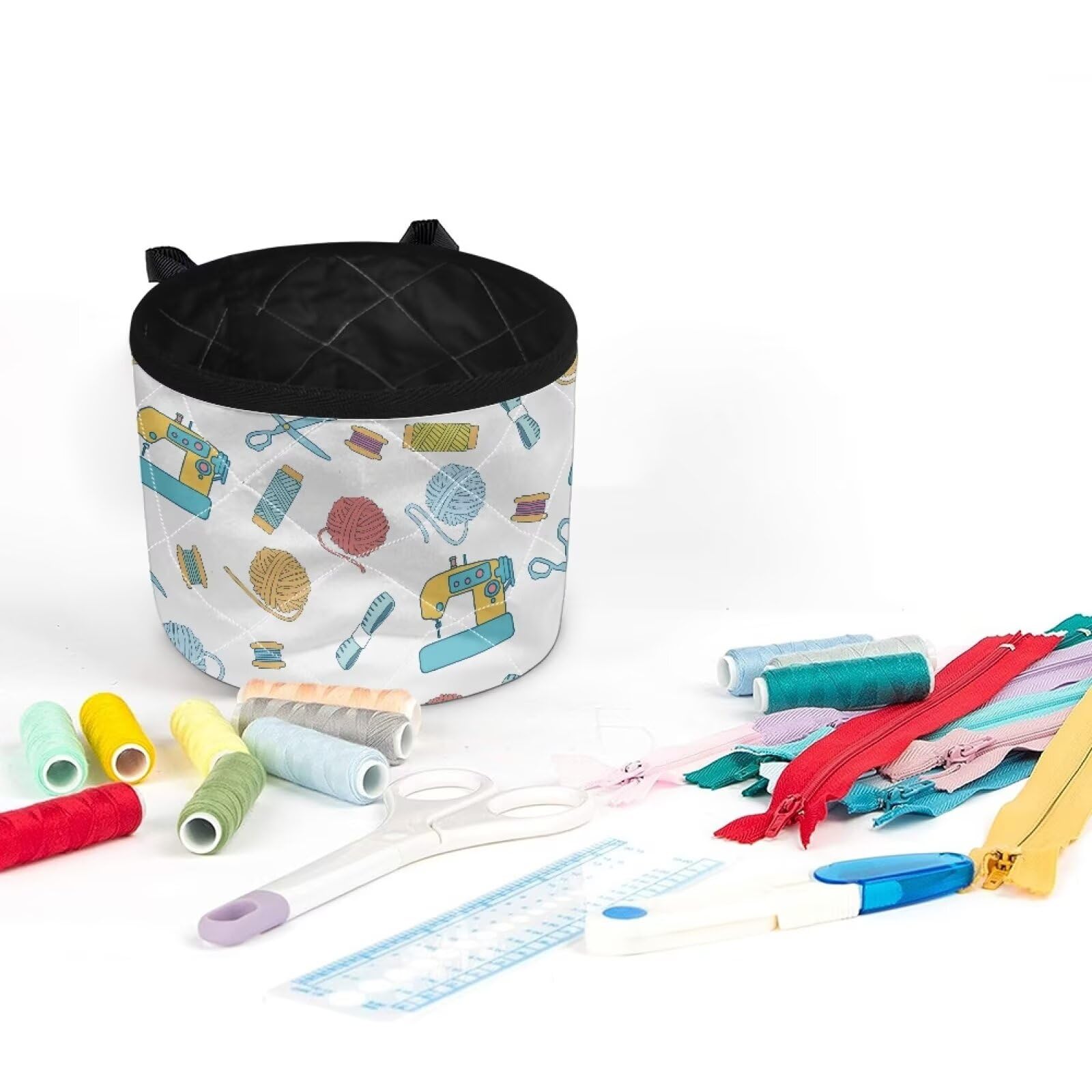 Hresuewn Sewing Machine Print Sewing Machine Mat Waterproof Sewing Machine Carrying Pad Fits Most Standard Household Sewing Machines