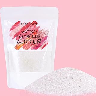 150g Extra Fine Iridescent Glitter, Craft Glitter Powder, Rainbow Polyester Glitter for Resin, Cosmetic Glitter for Body F...